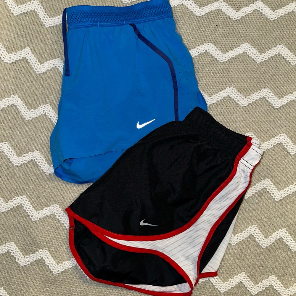 Nike women’s bundle Blue and Black Athletic Shorts